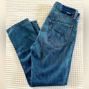 MOTHER Superior High Waisted Rider Ankle Jeans
